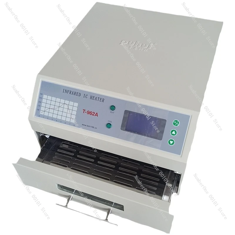 

New T-962A Infrared IC Heater Desktop Reflow Oven Furnace BGA SMD SMT Reflow Soldering Station Machine