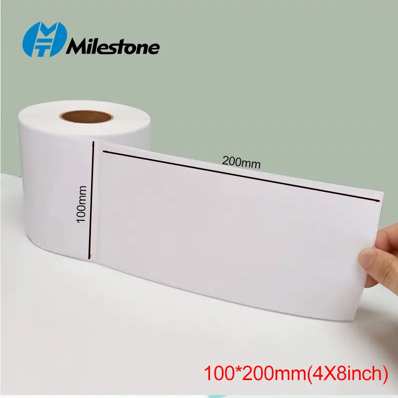 Adhesive Shipping Label Waterproof Thermal Label Thermal Transfer Label Sticker Small Ticket Paper