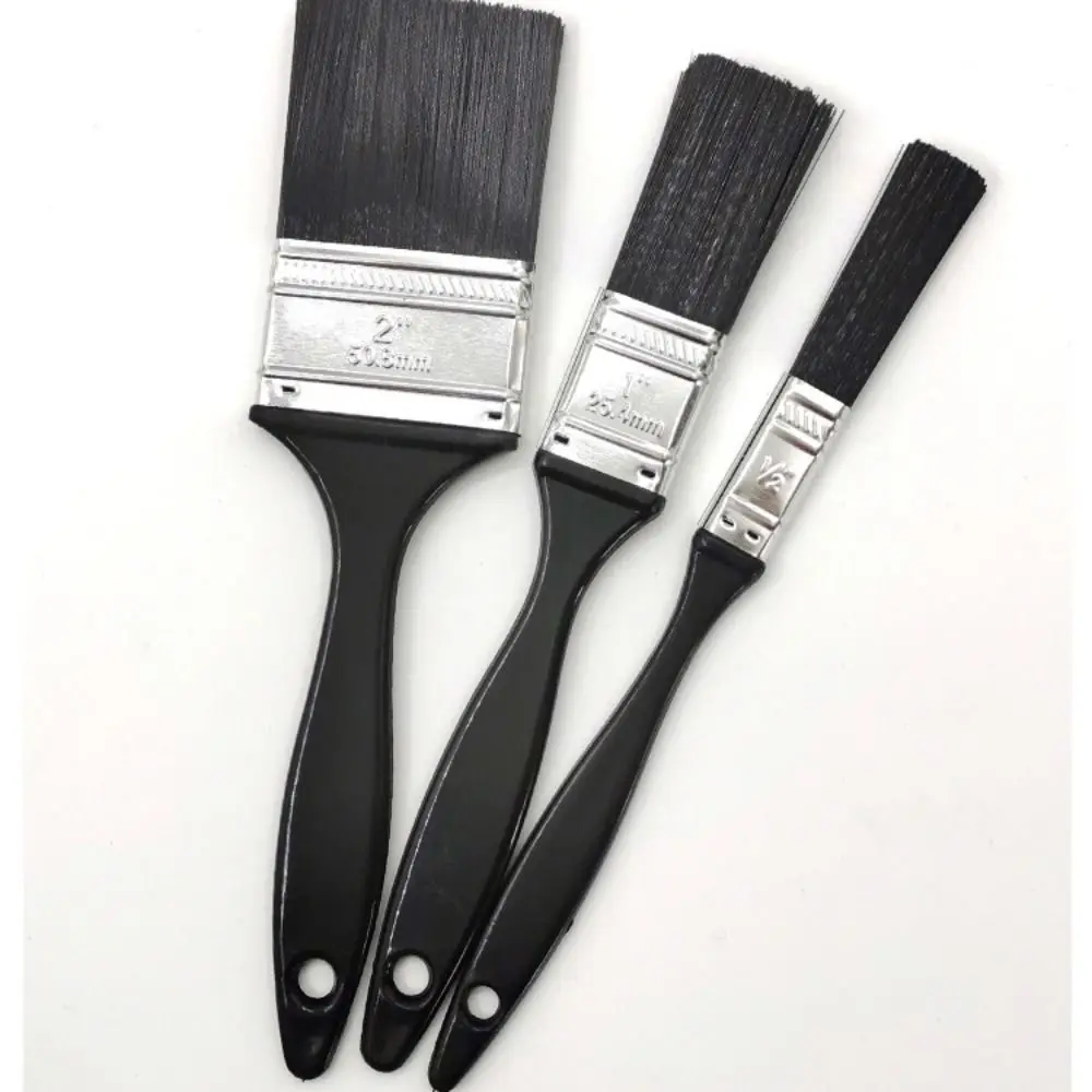 10 قطعة أداة تنظيف فرشاة الطلاء السميكة تنطبق بالتساوي فرشاة مقبض بلاستيكي صفيح أدوات تنظيف الجدار من الألياف المجوفة