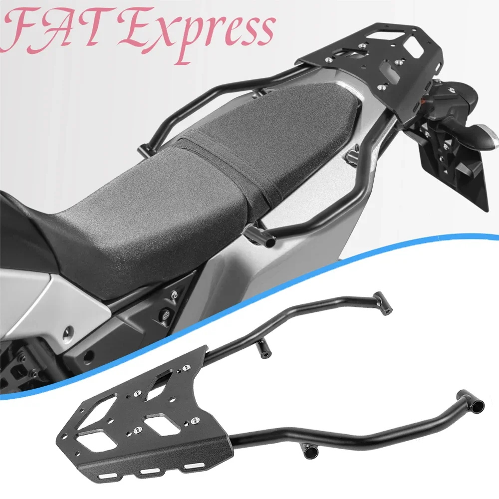 

Motorcycle Rear Luggage Rack For Yamaha Tenere700 Tenere 700 2018-2021 2020 Cargo Holder Shelf Bracket Black Thicken Accessories