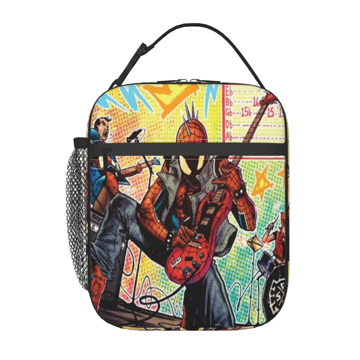 

Изолированная сумка для обедов Marvel Spider-Man, подходит для работы и учебы, герметичный и сохраняющий холод контейнер для еды Avengers.