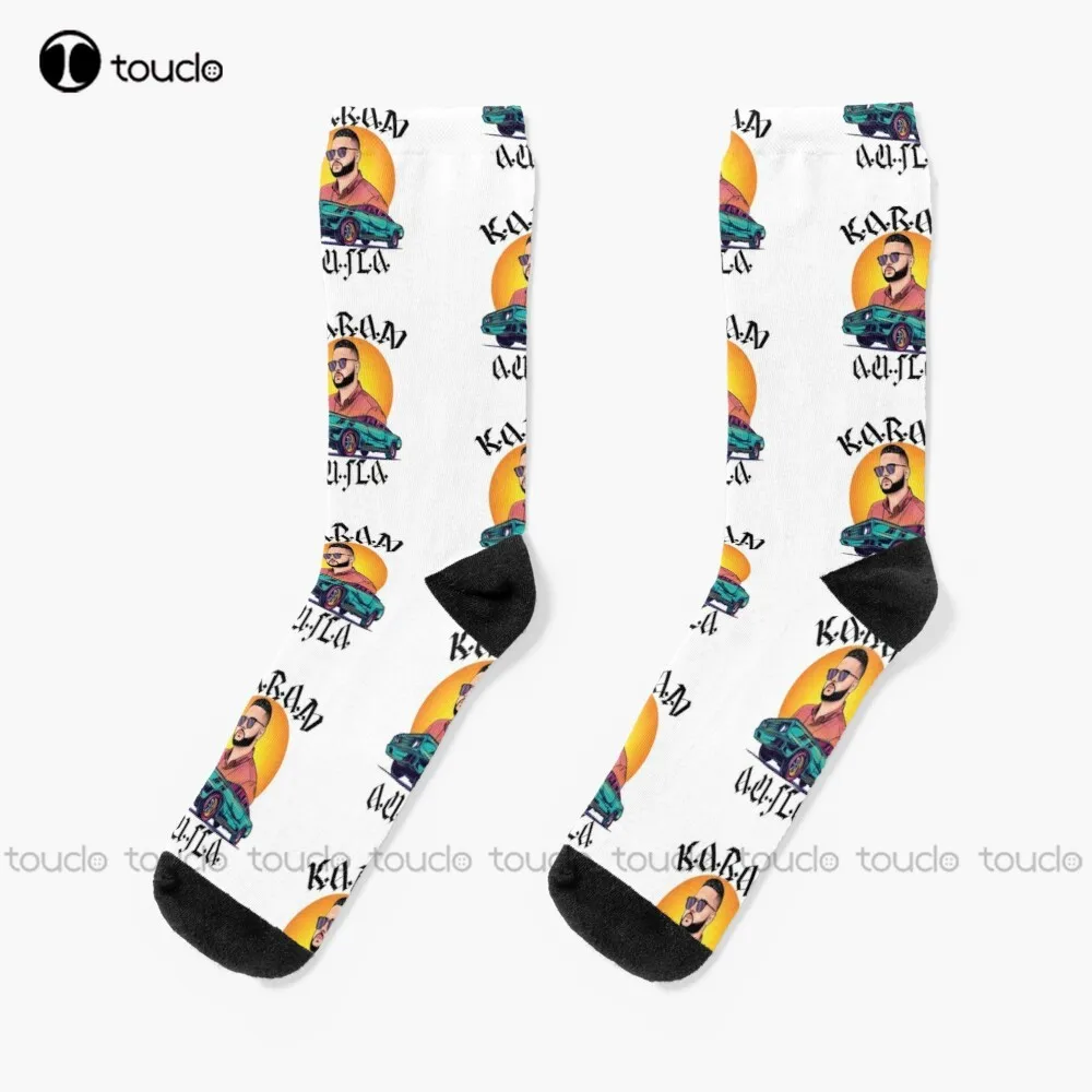 

Karan Aujla Socks Novelty Socks For Women Unisex Adult Teen Youth Socks Christmas Gift Custom Hd High Quality 360° Digital Print