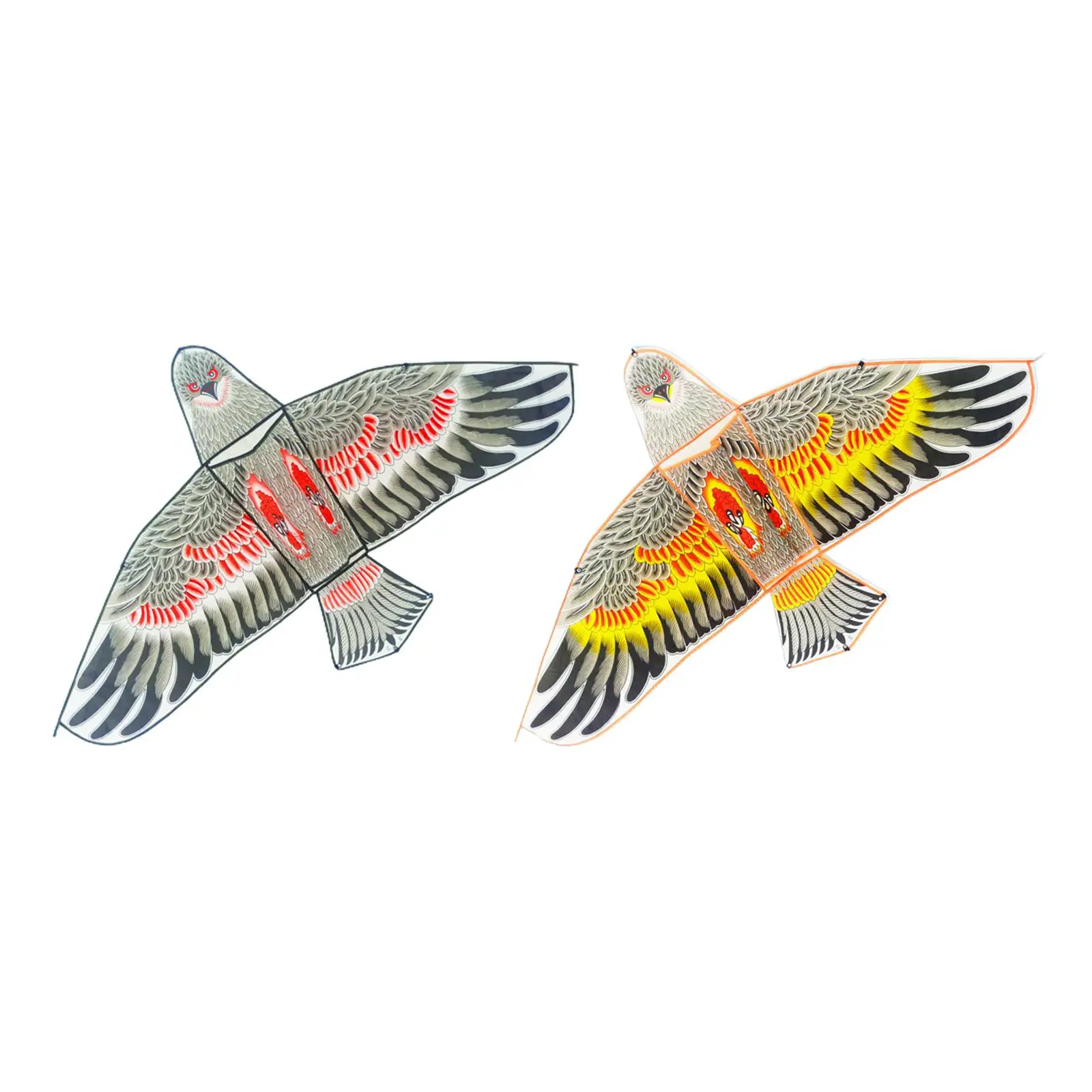 

Single Line Bird Deterrent Easy to Fly with String Eagle Kite Decoy Animal Kite for Park Beginner Beach Trip Children Boy Girls