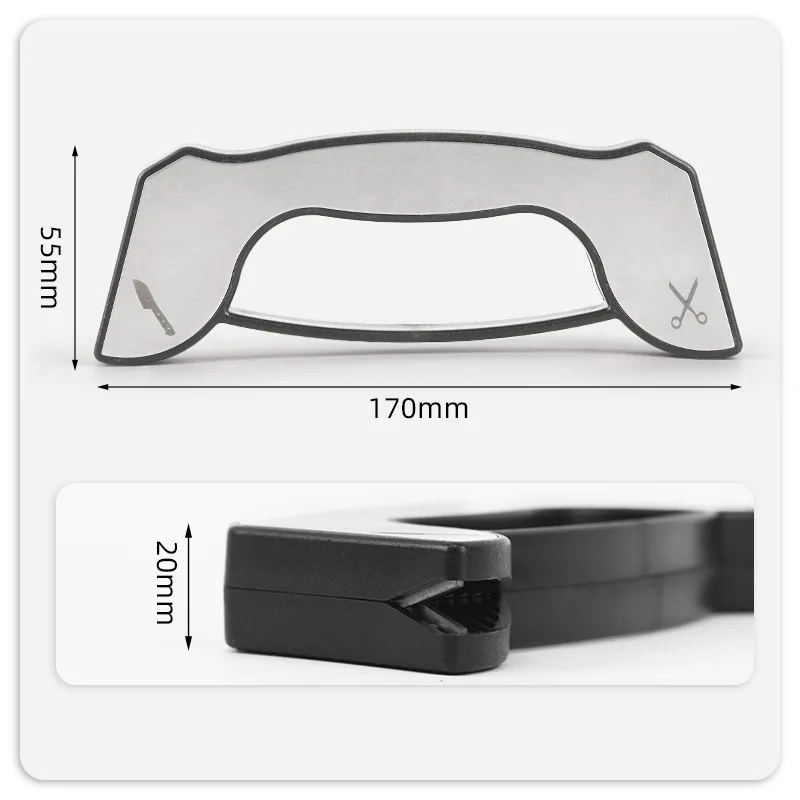 Mini Portable DMD Knife Sharpener Tungsten Steel Whetstone Household Kitchen Fast Tool for Knives Scissors Wholesale