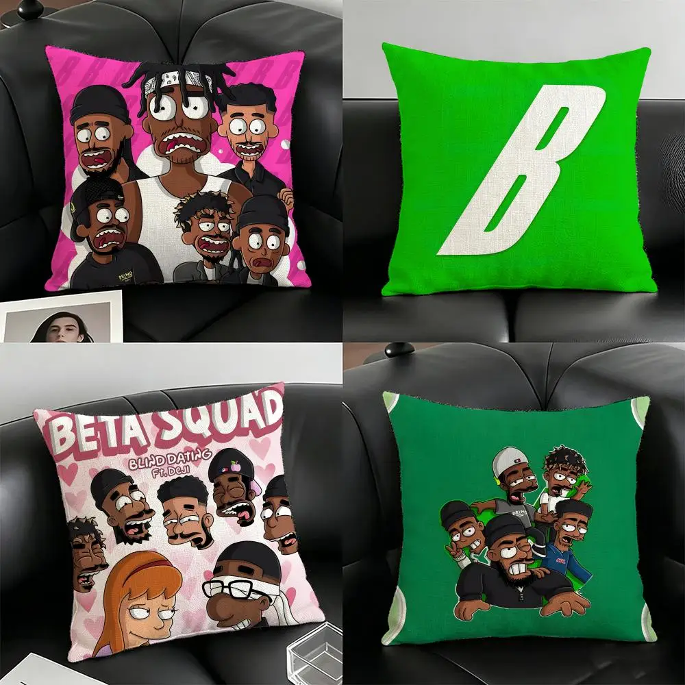 Beta S-squad Band SINGER Pillow Case Linen Pillow Covers Cover For Couch Living Room Bench Patio Floor Linen Home Decor