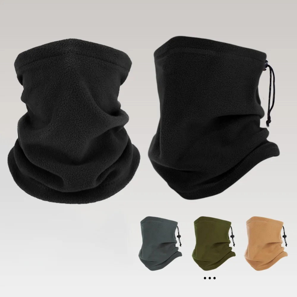 غطاء رقبة متعدد الوظائف للخريف والشتاء، قبعة صوف سميكة دافئة، قناع تزلج، وشاح رياضي لركوب الخيل من الصوف #1