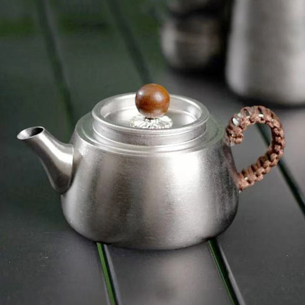 

Pure titanium brewing teapot, Outdoor household small tea kettle, Health preservation Titanium water kettle, Kung Fu Tea Set