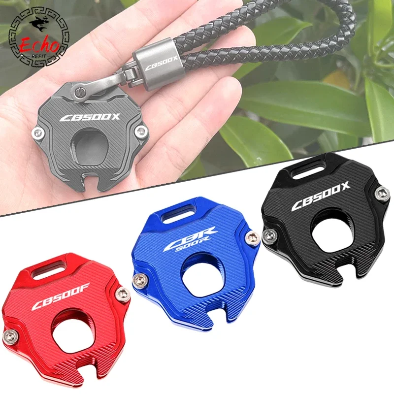 

New for Honda CBR500R CB500F CB500X CB500 X CB 500F 500X CBR 500R motorcycle key cover case shell keychain keyring key chain