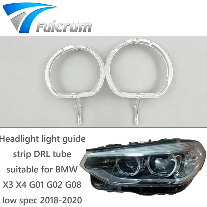 

Headlight light guide strip Daytime Running light Tube DRL tube Suitable for BMW X3 X4 G01 G02 G08 2018-2020 low spec