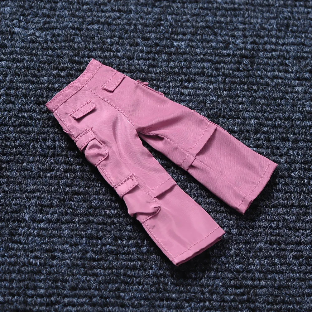 Lunghezza pantaloni 11 cm Pantaloni da lavoro Pantaloni stile casual Pantaloni da yoga Vestiti Modello Soldato femminile Action Figure Corpo Bambole Giocattolo