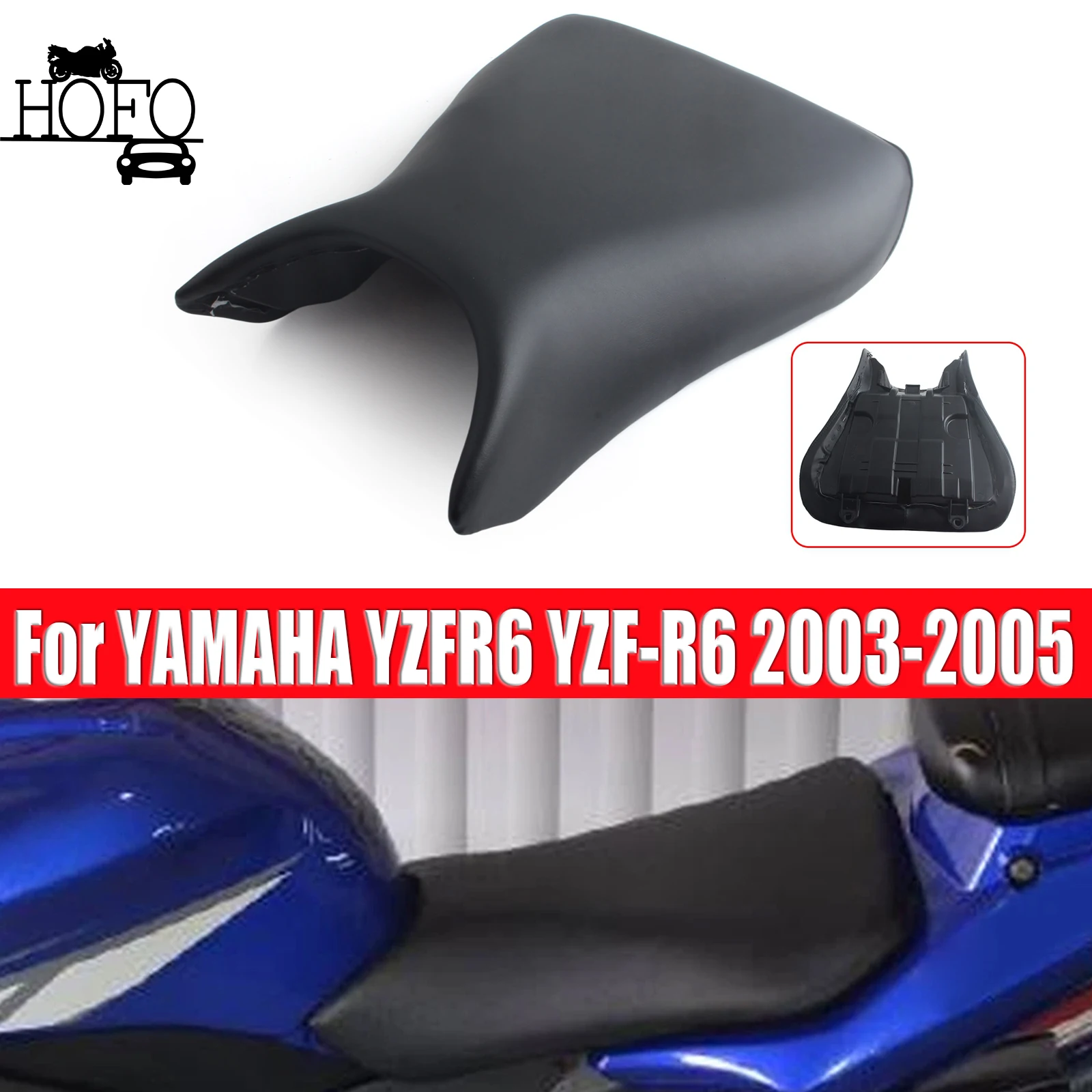 

Front Rider Driver Seat Cushion For YAMAHA YZFR6 YZF-R6 2003-2005