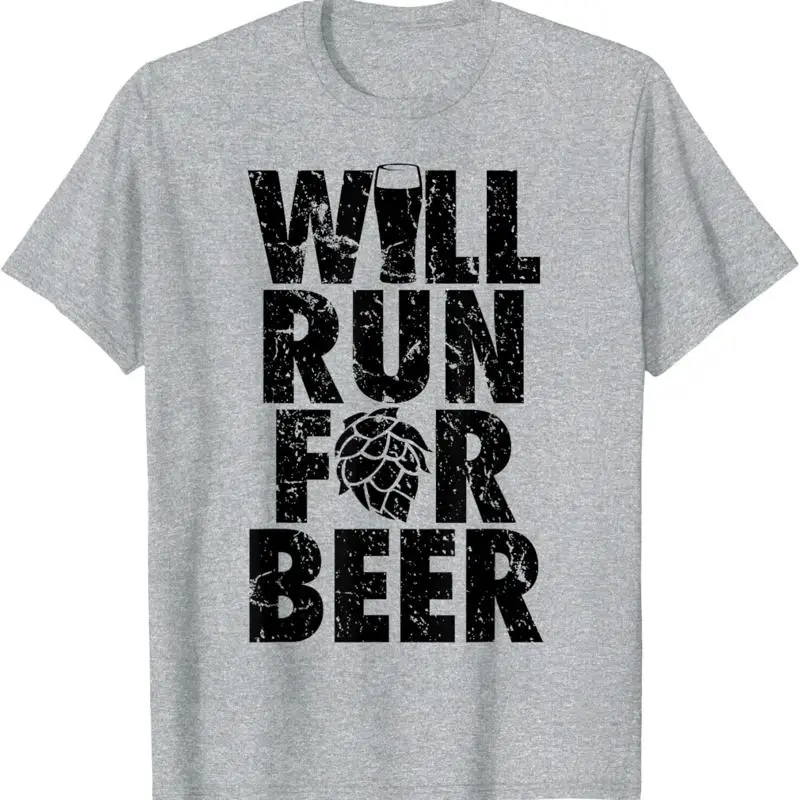 

The Original Will Run For Beer Runner Running T Shirt