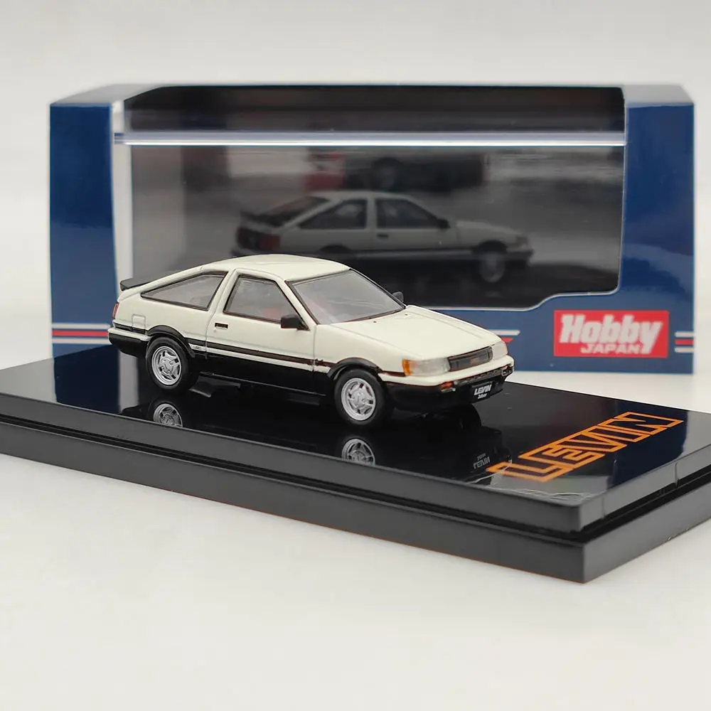 Hobby Japan 1/64 COROLLA LEVIN AE86 3 Door GT APEX 1983 White HJ641037AWK Diecast Model Toys Car Limited Collection