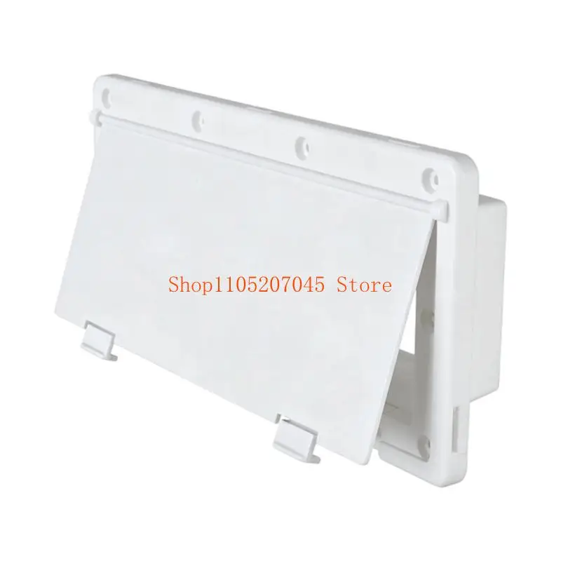 37cd Motorhome Exterior Vent Part, White ABS Wall Service Exhaust Vent Cover