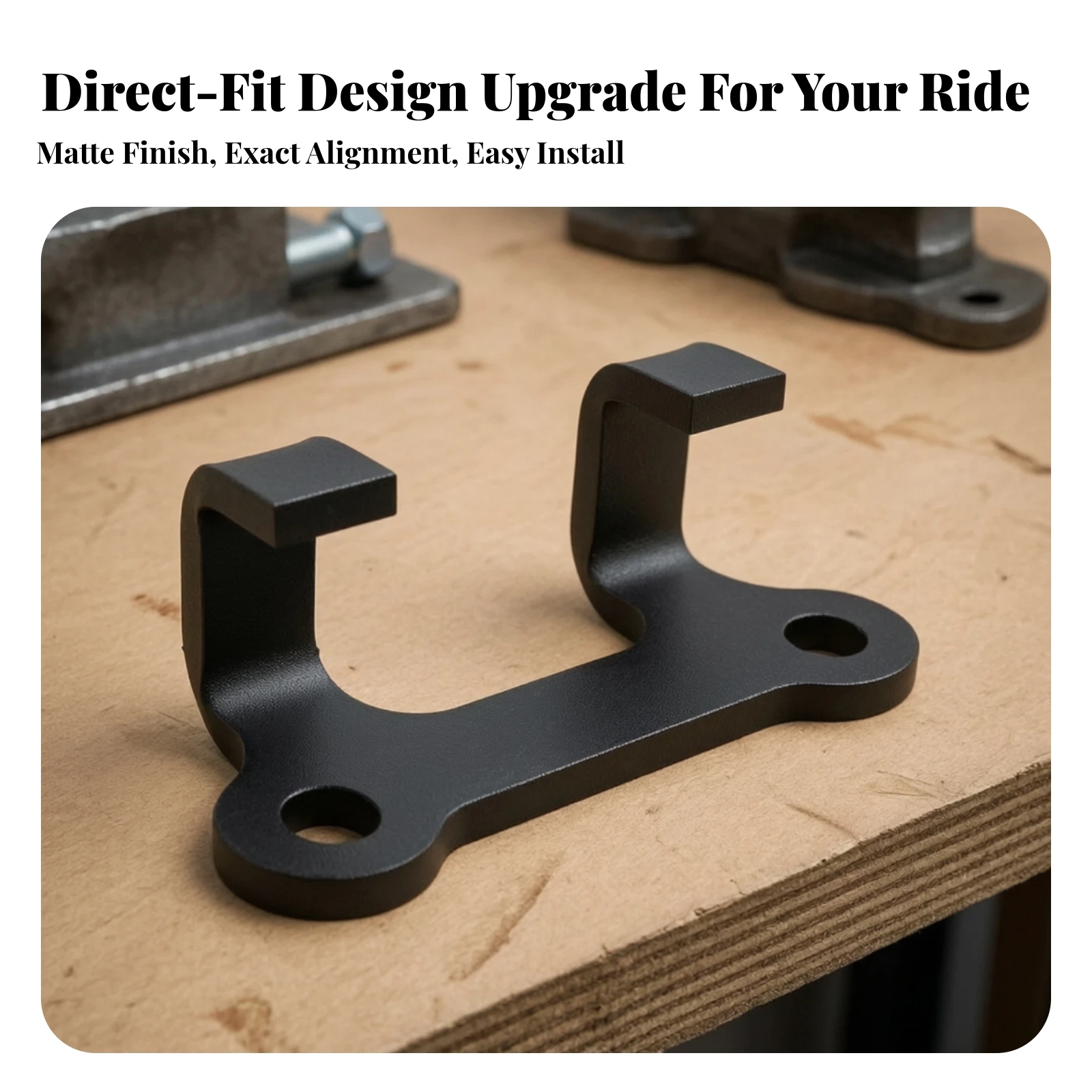 Headlight Relocation Bracket with Mounting Plate Easy to Install Headlight Relocation Bracket Custom Rigid for Garage Upgrades