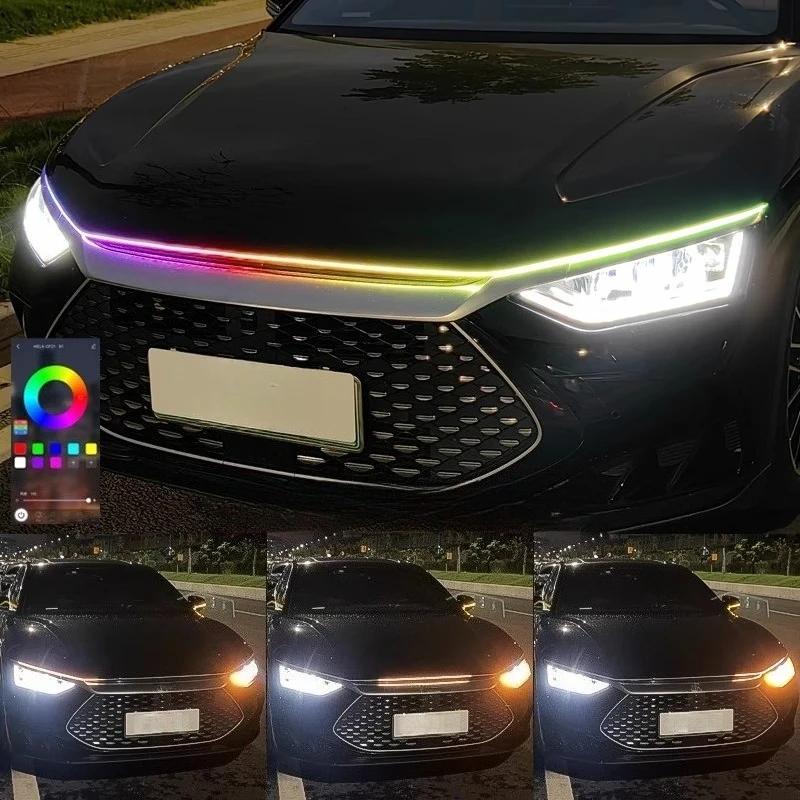 kit-luce-led-universale-per-auto-con-controllo-app-fanale-posteriore-con-scansione-dinamica-indicatori-di-direzione-della-griglia-drl-e-illuminazione-ambientale