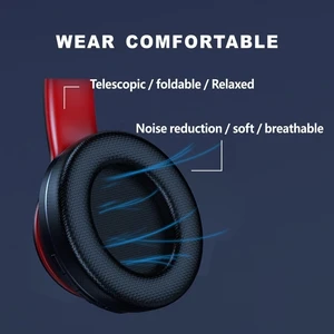 Lenovo HD200 Earphone Bluetooth Over-Ear Headphone Nirkabel Komputer Lipat Peredam Bising Headset Gaming Stereo HI FI 10 telepon kepala peredam bising penjualan terbaik - №