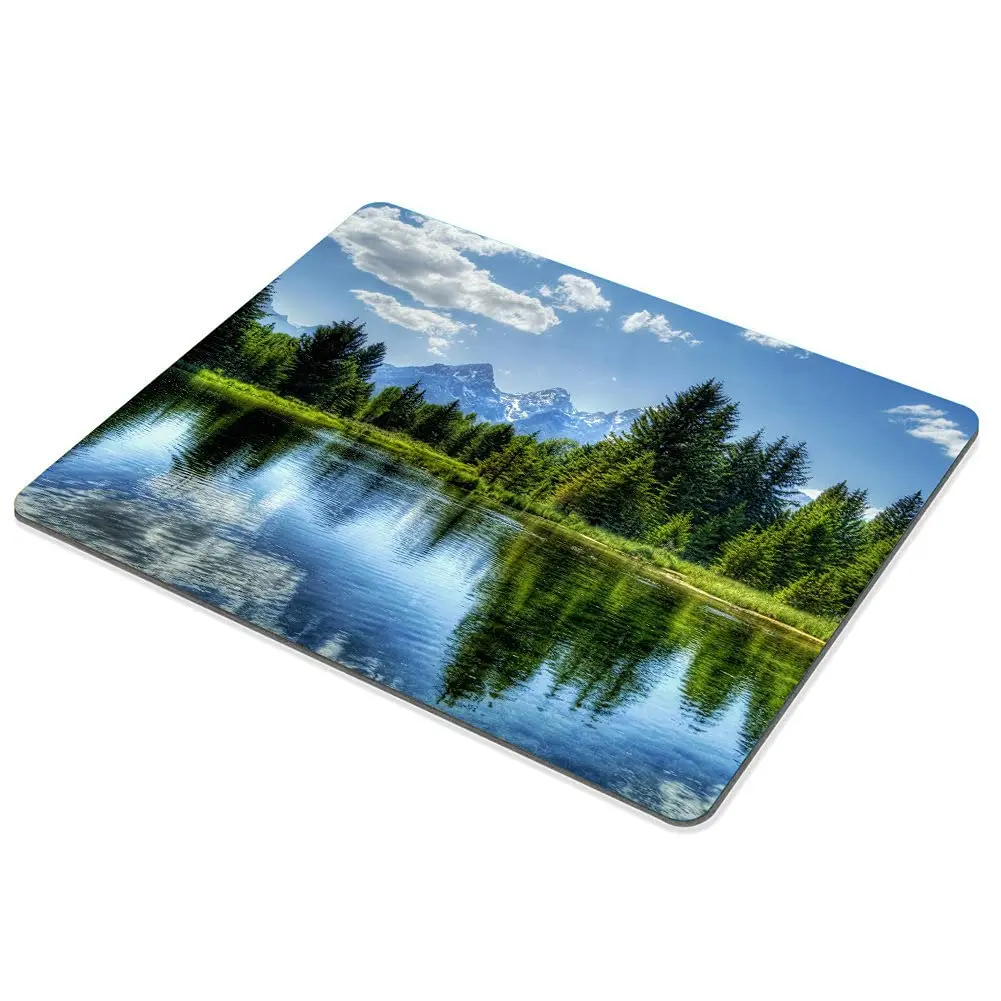 High Quality Natural Scenery Printing Gaming Mousepad Gamer Mouse Mat Keyboard Mats Desk Pad Mousepads 22x18cm For Computer