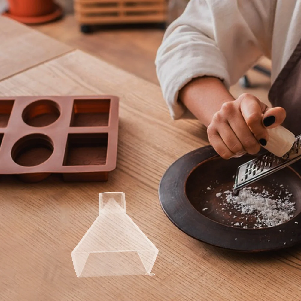 Pyramid Shape Mold Silicone DIY Resin Casting Mold Reusable Clear Flexible for Desktop Ornament Making Epoxy Crafts Beginners