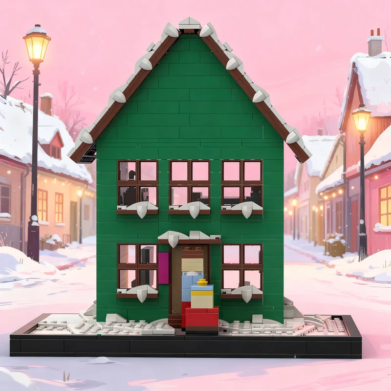 

913pcs MOC Cartman S House South Park Model Building Blocks Construction Christmas Gifts Toy Creative DIY Idea Education Brick