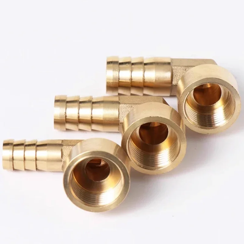 Pipe Fittings 8/10/12/14/16mm Barb 1/2" BSP Brass Female Thread Elbow Hose Barbed Fitting Copper Coupler Connector Adapter