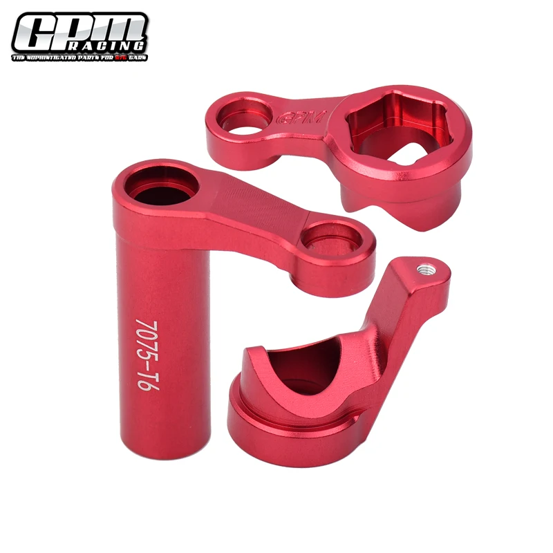 GPM Alloy 7075 stuurmechanisme voor de TRAXXAS Sledge Monster Truck 9545.