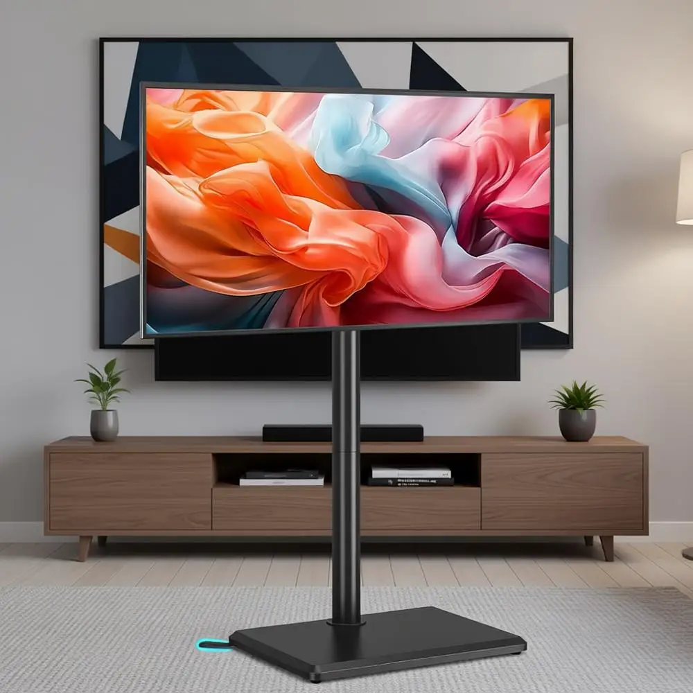 

Регулируемая по высоте подставка для телевизоров 32-60 дюймов, деревянное основание, компактный дизайн