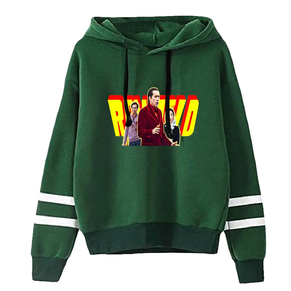 Ren field Film Unisex Taschen lose Barren Ärmel Sweatshirts Frauen Männer Hoodie neue Horrorfilm Mode Kleidung