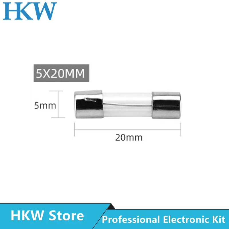 150pcs Set 5x20mm 15 Values 0.2A 0.5A 1A 2A 5A 20A 25A 30A Quick Blow Glass Tube Fuse Assorted Kit Fuses 5*20mm Fusible Fusibles
