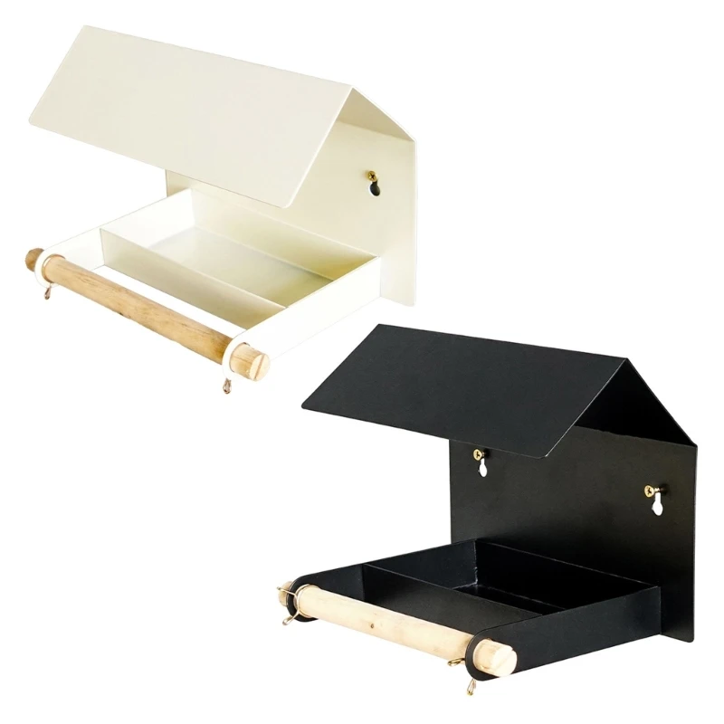 

Bird Feeders Iron Tray For Outdoor Garden Elegant Treehouse House