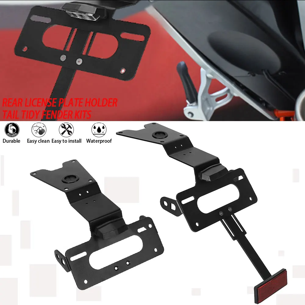 

Fit 2024 Motorcycle Rear License Plate Holder Bracket Tail Tidy Fender Eliminator Kits For Scrambler 400 X 2025 2026 Speed 400