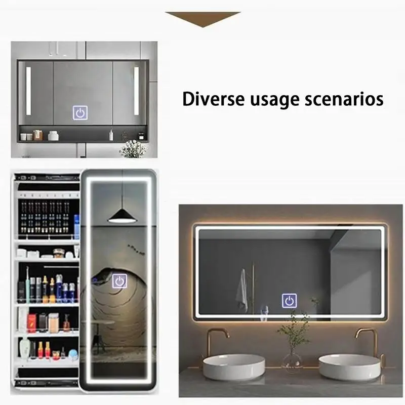 Dimmen Lichtcontroller Traploos Dimmen Spiegels Controller Badkamer Lichtcontroller Spiegels Verlichting DC12-24V Aanraaksensor