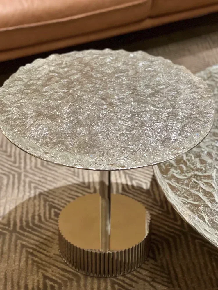 Coffee Table Minimalist Light Luxury Modern round Side Table Combination Living Room