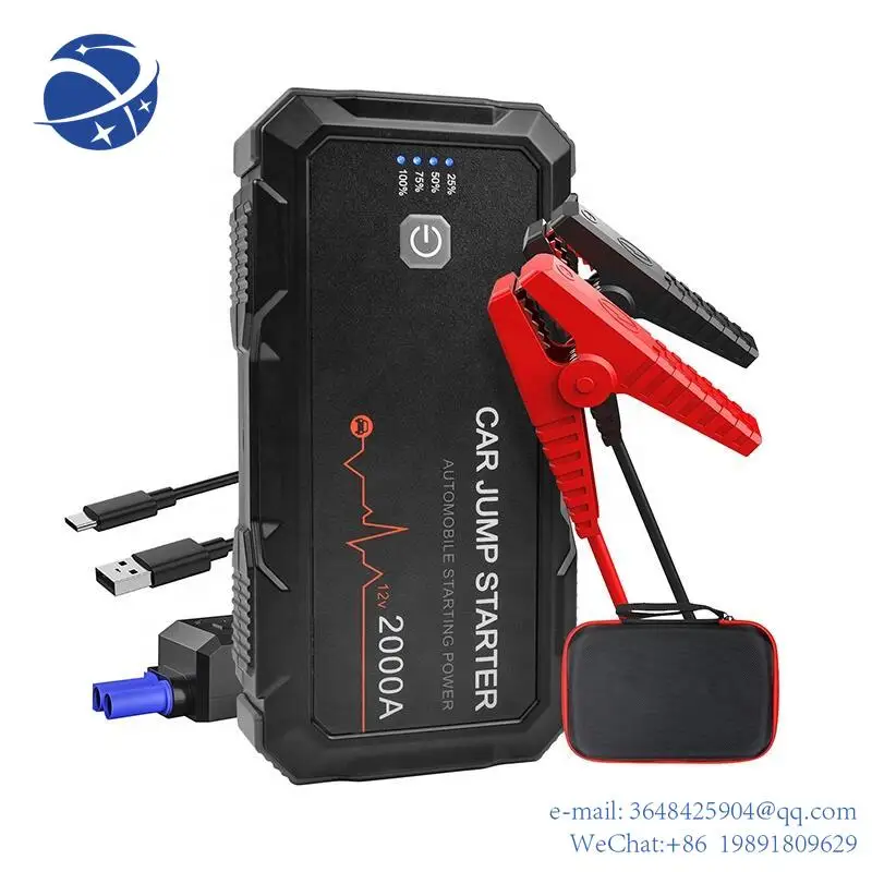 

YYHC2000 Amp MULTI-FUNCTION CAR BATTERy CHARGER L076 22000mAh heavy duty 2000a auto jump starter