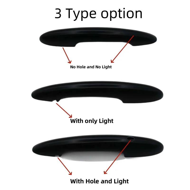 4pcs Door Handle Cover for BMW for Mini for Cooper F54 F55 F60 Countryman Gloss Auto Exterior Parts Black Door Handle Cover Trim