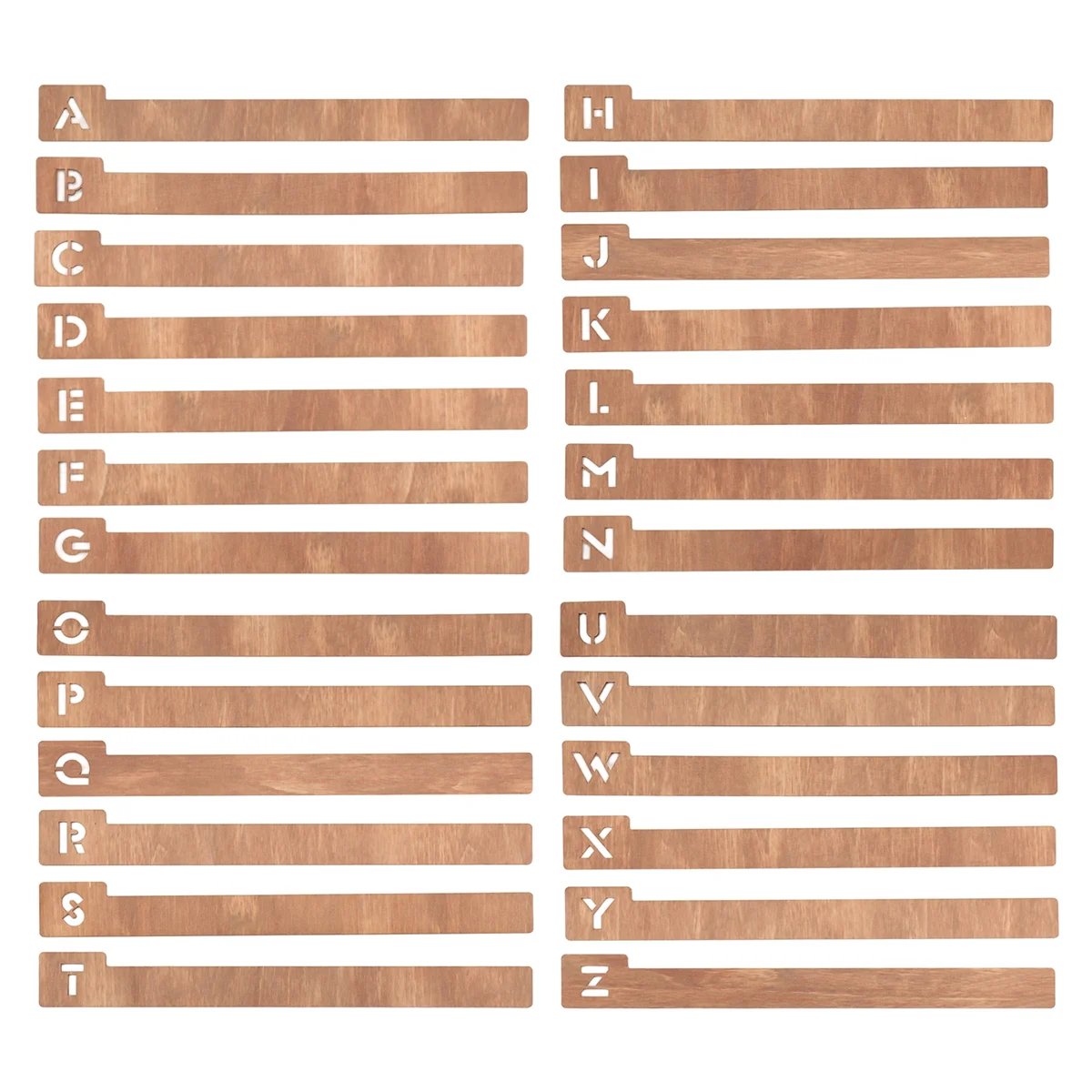 الجودة! 26 قطعة من فواصل السجلات الخشبية، فواصل تخزين سجلات الفينيل الأبجدية A-Z، أدلة تنظيم حامل السجلات