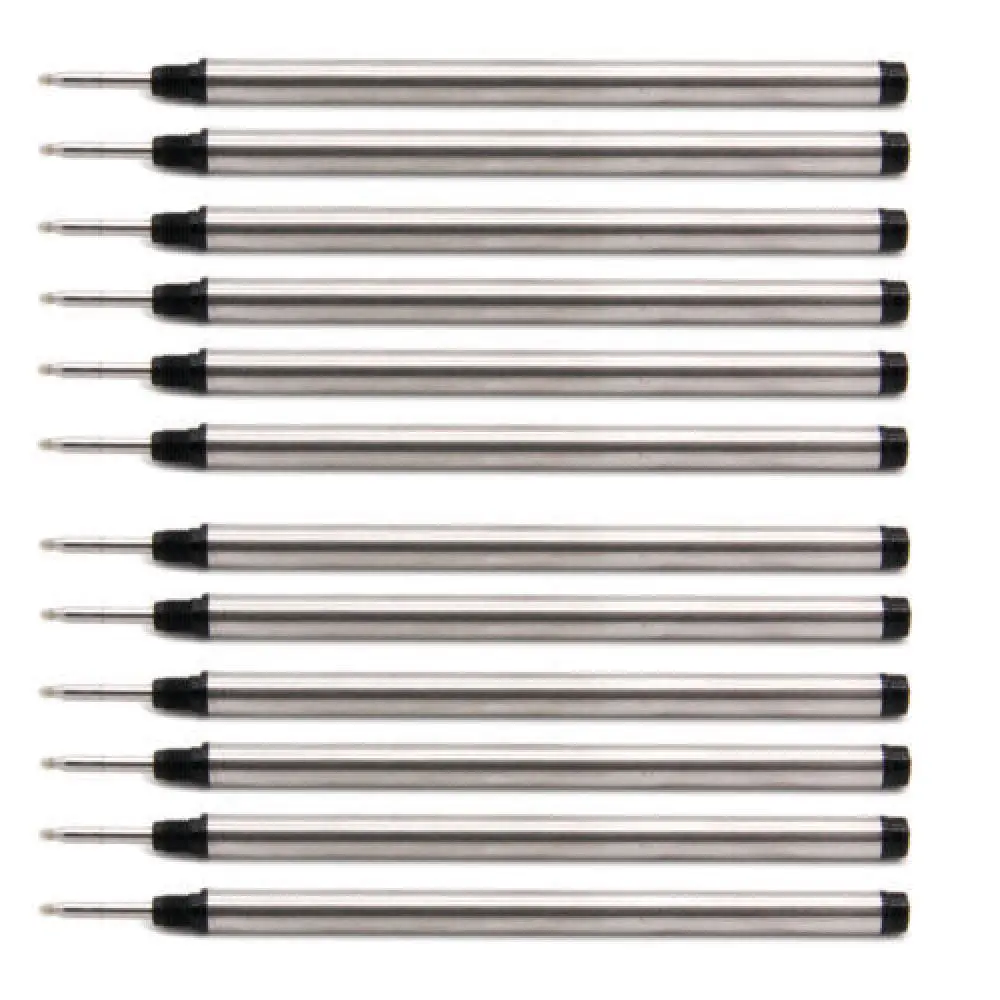 113mmx6mm 0.5mm Tip Rollerball Pen Refills for Mont Blanc 105159 107878 H-12 M401 MNB107878 M710 German Ink M506 P163