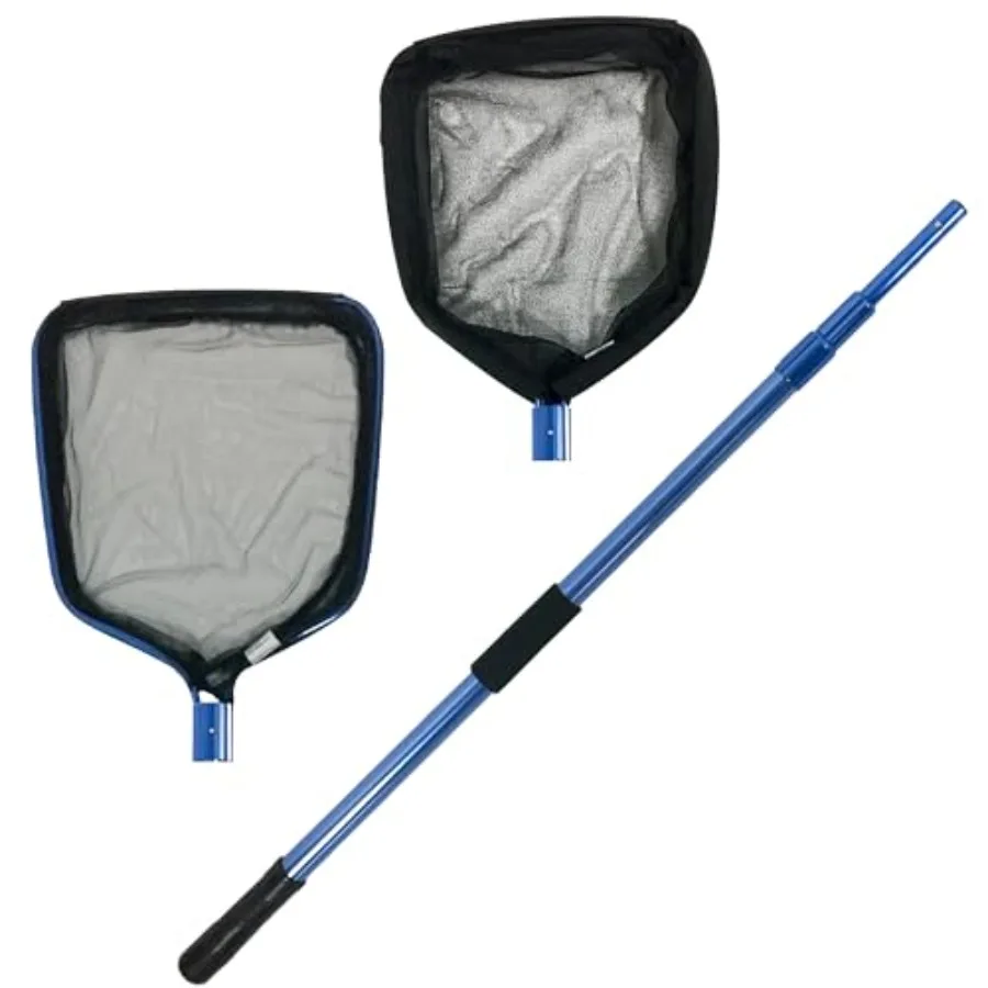 

Heavy Duty Telescopic Fish Utility Net Combo Adjustable Aluminum Pole Mesh Netting for Water Garden Maintenance Fishing Equipme