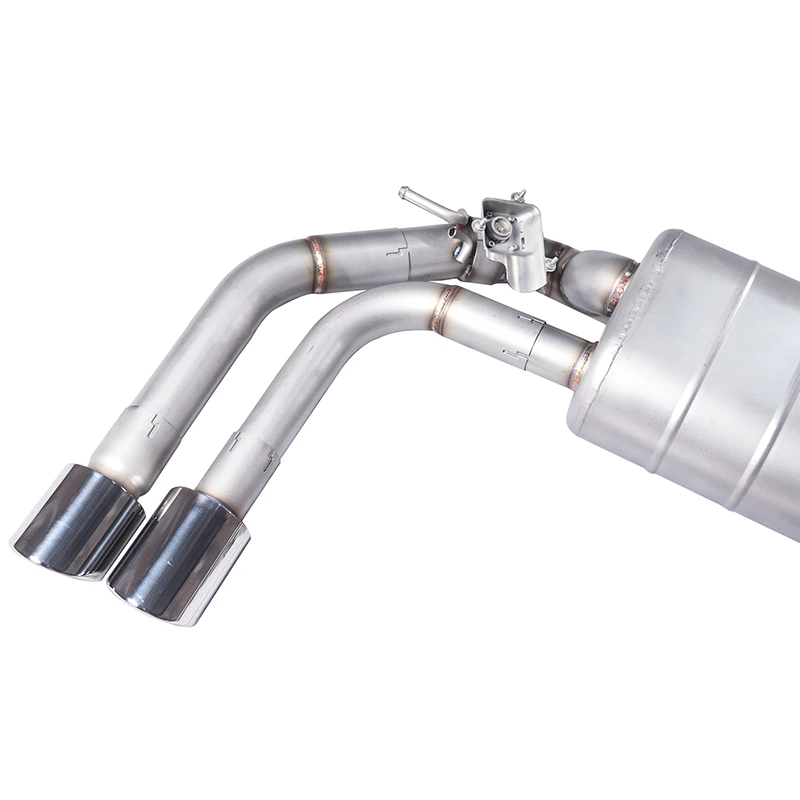 For the Audi S3 2.0Tcatback original car valve control high performance 304 stainless steel exhaust system