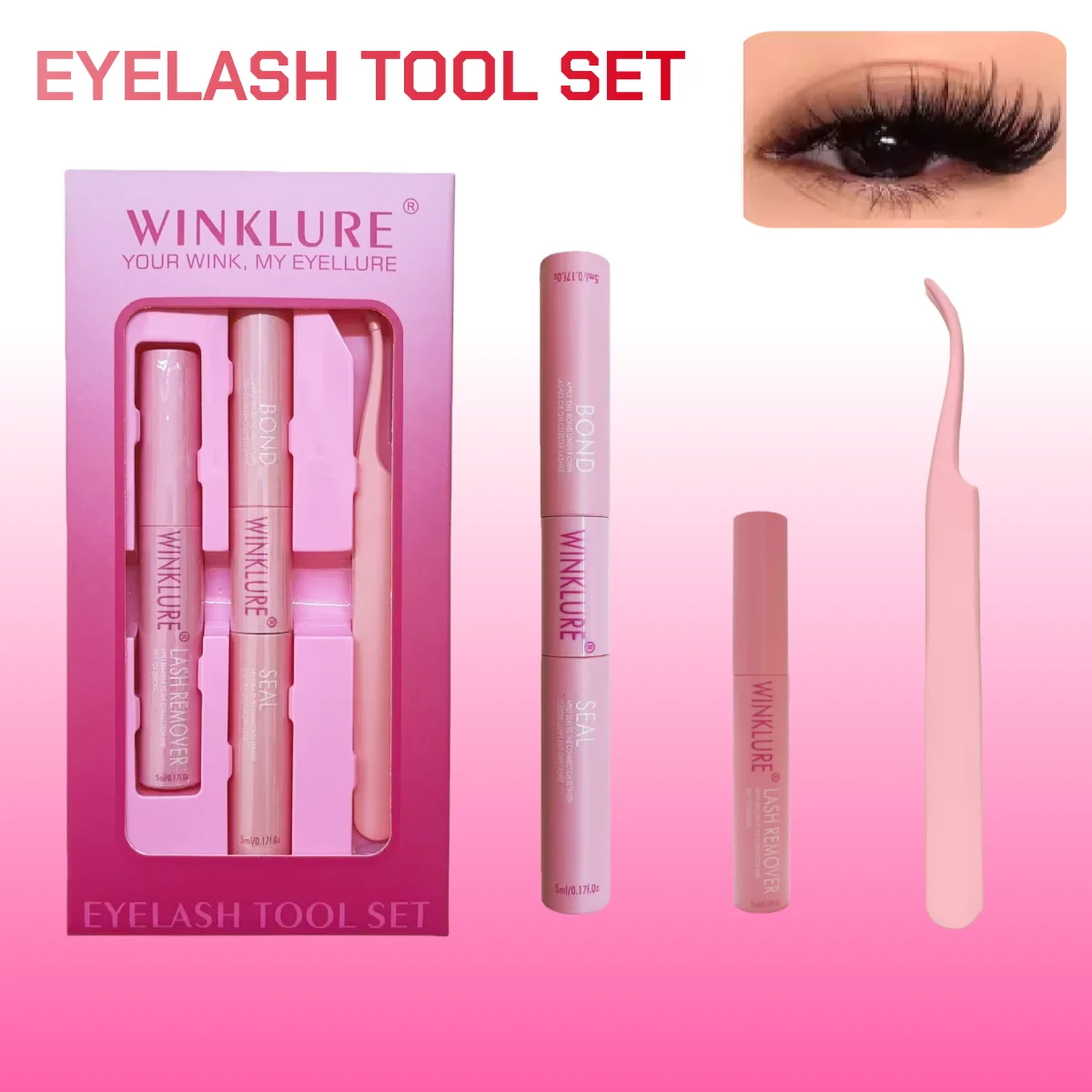 WINKLURE Manga Wimpernbüschel Wispy Wimpernverlängerungen Anime Wimpern-Cluster-Kit Spiky Wimpernbüschel D-Curly Einzelwimpern – Detail 12