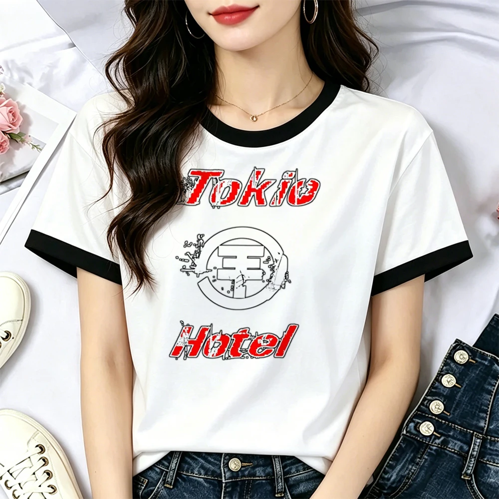 Tokio Hotel t shirt femme dollette anime clearance sales streetwear summer t-shirt cheap harajuku vintage graphic manga