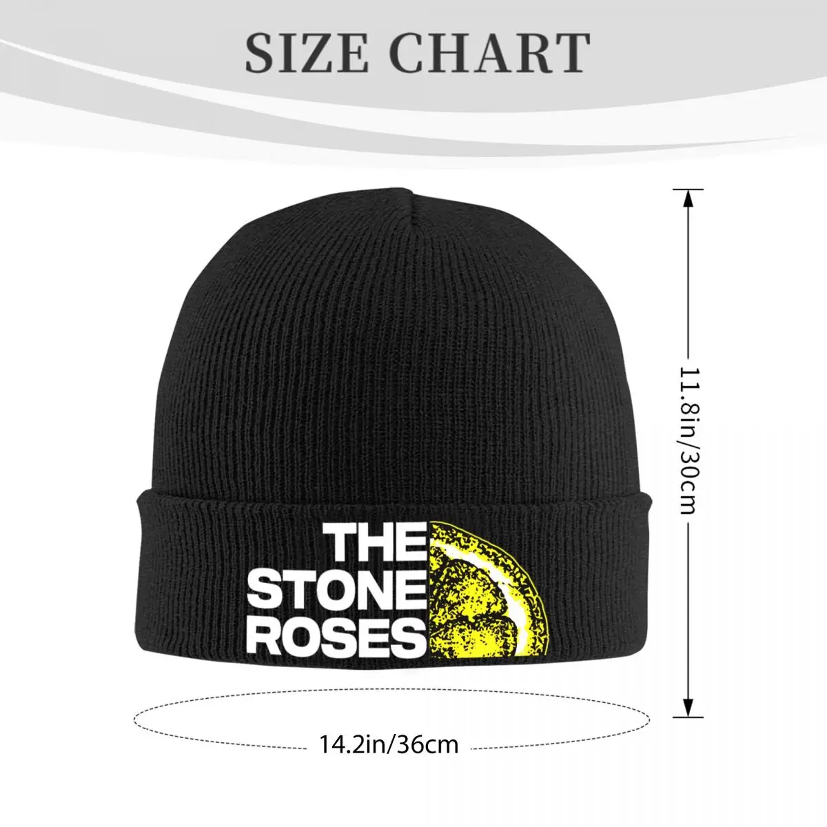 The Stone Roses Tsr Logo Hats Autumn Winter Beanie Fashion Rock Band Music Caps Female Male Acrylic Bonnet