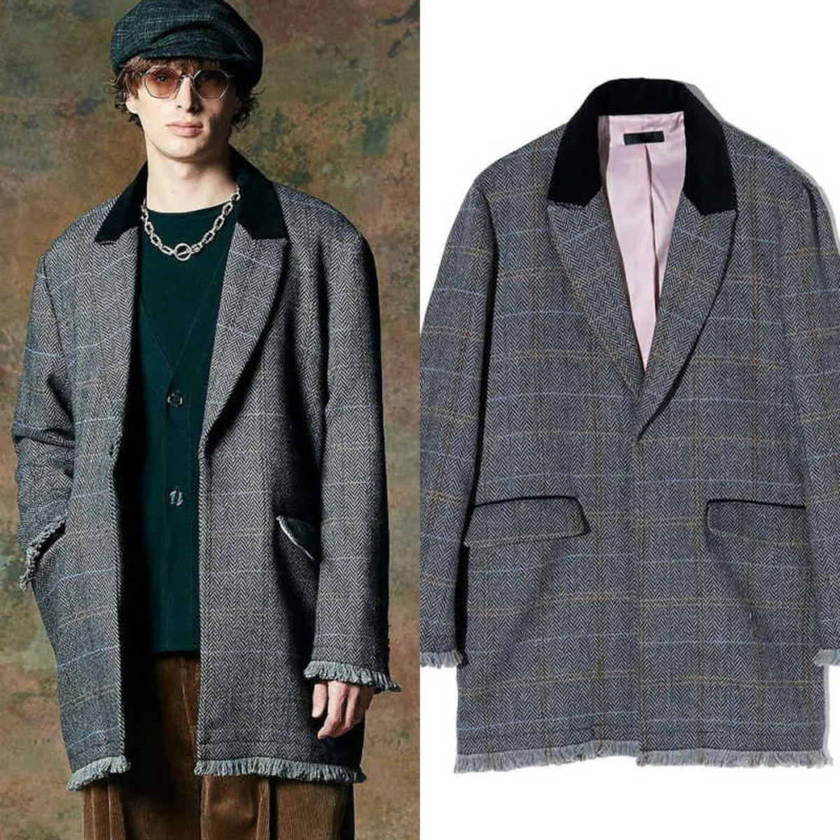 

Classic Men Long Overcoat 1 Piece Single Breasted Autumn Winter Outdoors Warm Commute Coats Customized Costume Homme