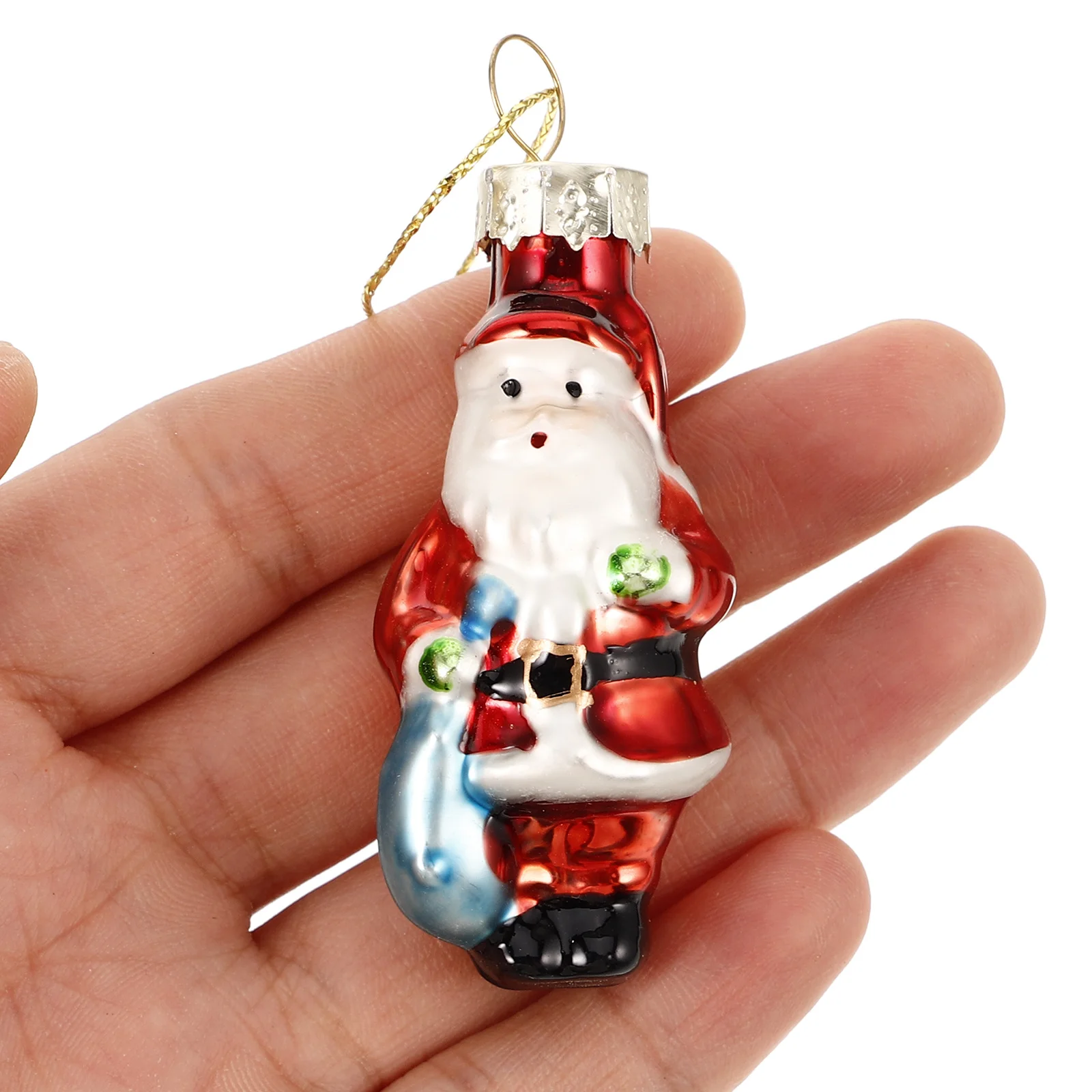 6 قطع من زينة تعليق شجرة عيد الميلاد، قلادات عيد الميلاد الجميلة القابلة لإعادة الاستخدام لحفلات العطلات، زينة معلقة لعيد الميلاد #2