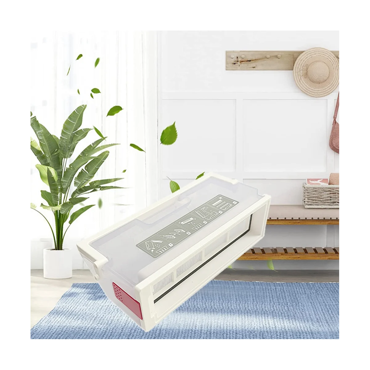 กล่องเก็บฝุ่นสำหรับหุ่นยนต์เก็บฝุ่นอะไหล่เครื่องดูดฝุ่น T8/T9/T5/N5