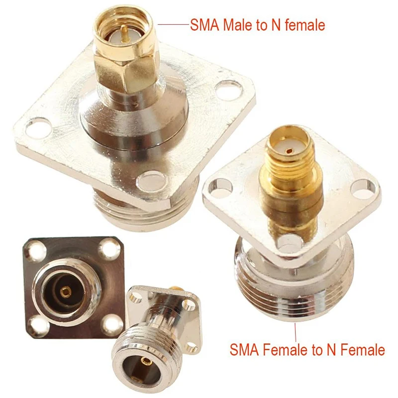 SMA To N BNC TNC F Type Connectors Male Female Kits 20 in 1 N To SMA BNC To SMA TNC To SMA RF Adapter