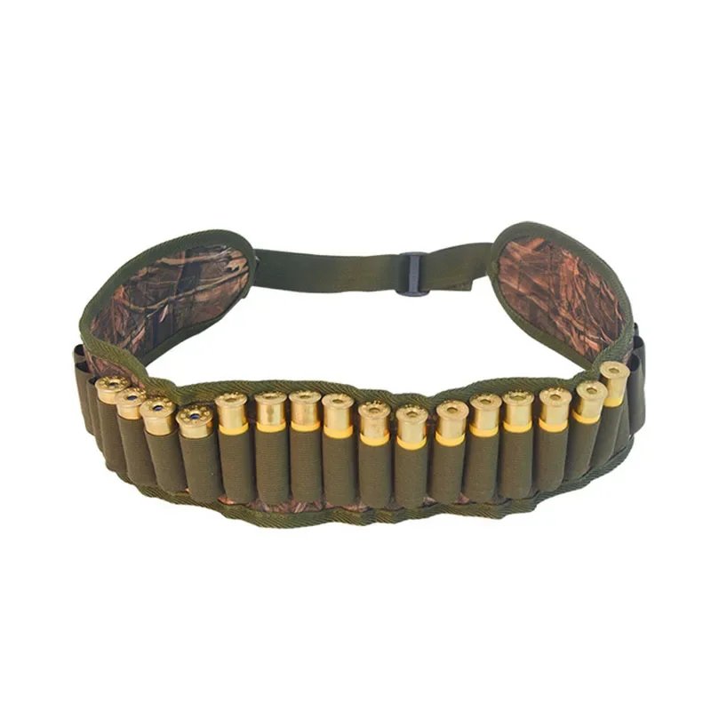 Taktyczny 30-palnikowy pas myśliwski 12 Gauge Cartridge Pouch Shotgun Shell Ammo Waist Belt Holder Airsoft Akcesoria