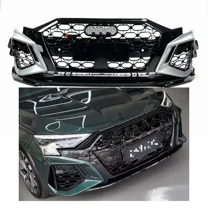 accesorios para autoFactory bodykit  for  A3 2021-2023 upgrade to RS3  front bumper front lip diffuser