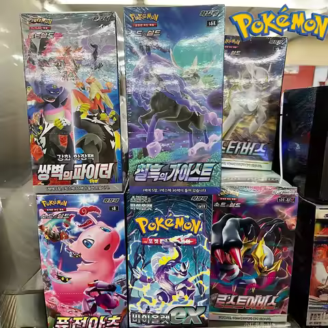 Original Japanese Pokemon Cards Sv4 Sv5 Sv9 Ex Booster Box Packs Trading Cards Rare Collection Competition Game Gifts