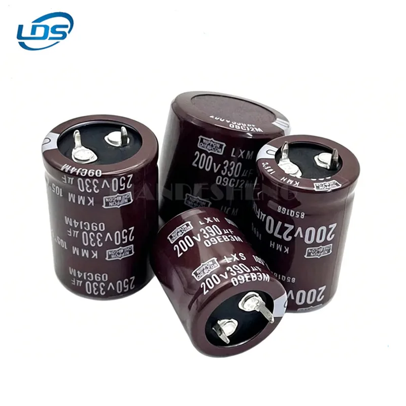 1PCS 1200UF 200V 250V Ox Horn Aluminum Electrolytic Capacitor, Multiple Sizes 22/25×50 30×35/40/45/50 35×35 High Reliability for